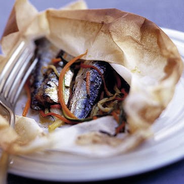 Nantaise sardines baked in foil
