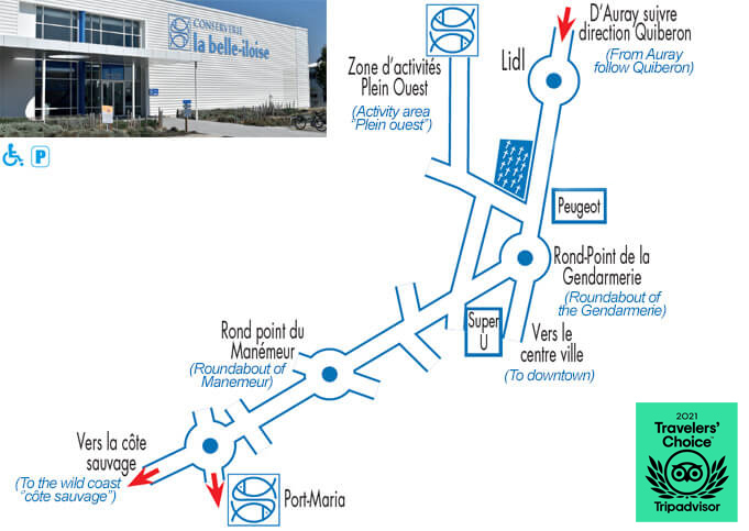 Accès et horaires de nos visites
