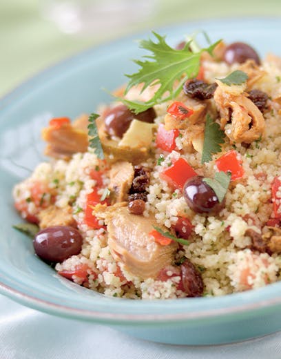 recette de taboulà à l'emietté de thon marie-galante