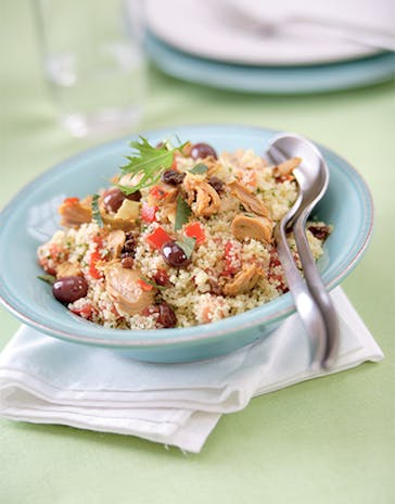 Marie-Galante tuna tabbouleh
