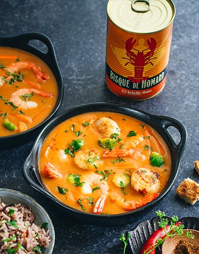 la belle iloise cassolette homardine à la bisque de homard