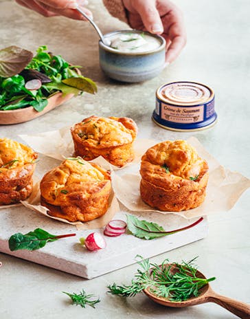 Salmon muffins
