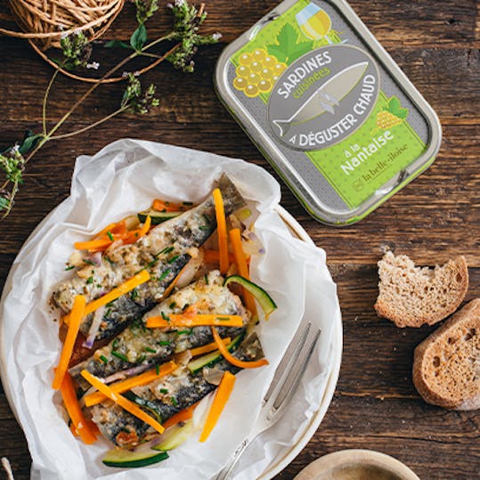 recette de sardines en papillottes et julienne de légumes