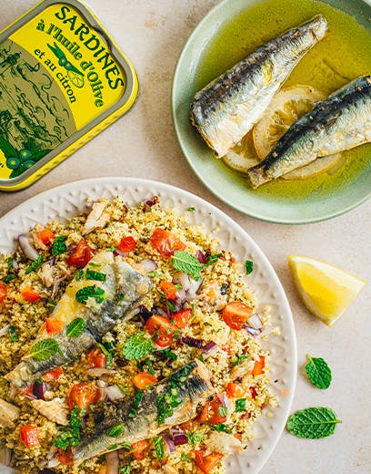 recette taboulé sardines au citron la belle-iloise