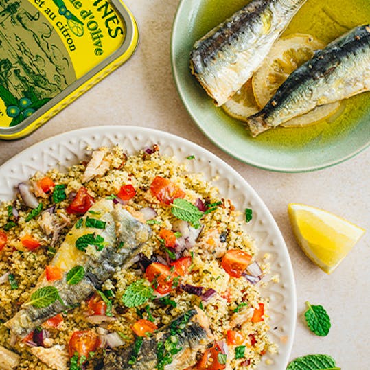 recette taboulé sardines au citron la belle-iloise