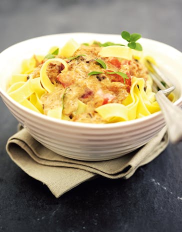 Luzienne-style tagliatelle