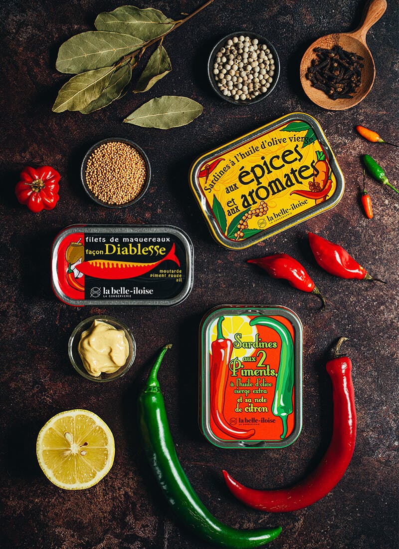 Sardines épicées la belle-iloise