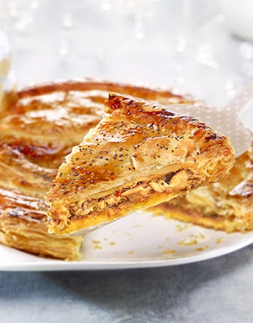 Sweet-and-sour pie with Marie-Galante tuna and pineapple