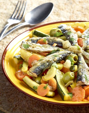 Tajine de Sardine au citron confit