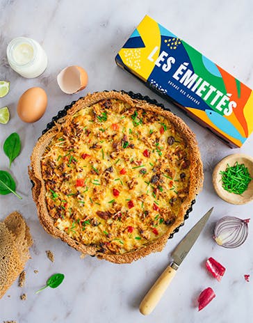 Tarte de blé noir aux Émiettés