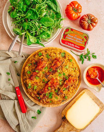 Tarte paillasson à la luzienne