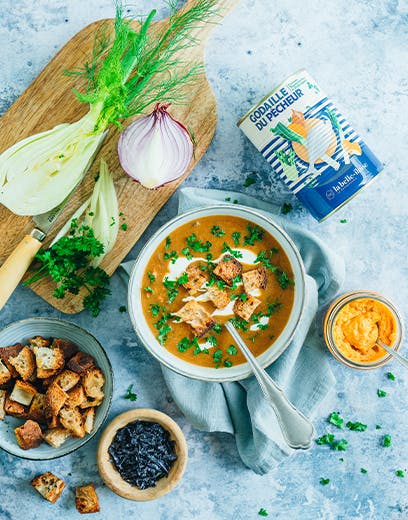 soupe du pêcheur recette la belle-iloise