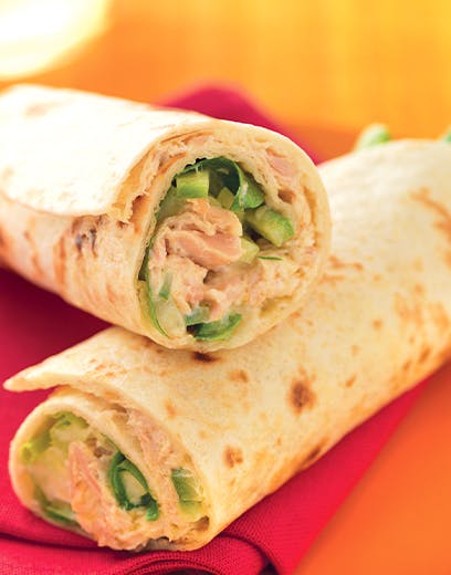 recette wraps de thon à l'huile d'olive