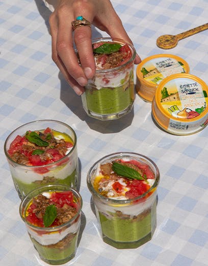 Recette guacamole à la courgette et sardine la belle-iloise