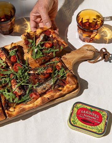 Pissaladière de Sardines à la tomate
