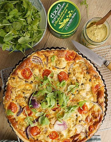 Quiche au Thon & Poivre vert