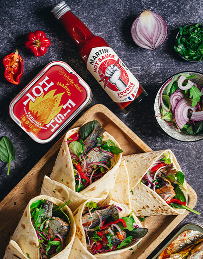 HOT FISH Sardines Tacos
