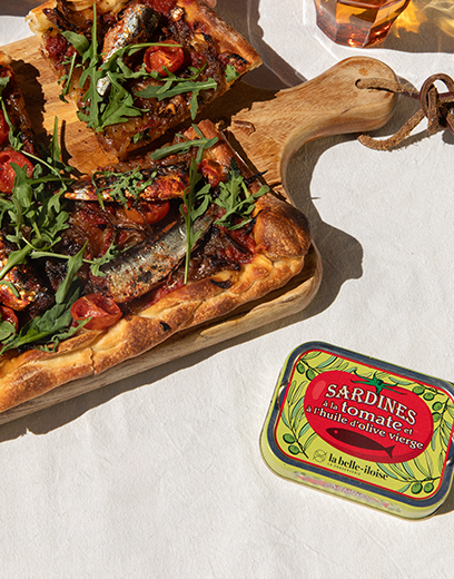 Pissaladière de Sardines à la tomate
