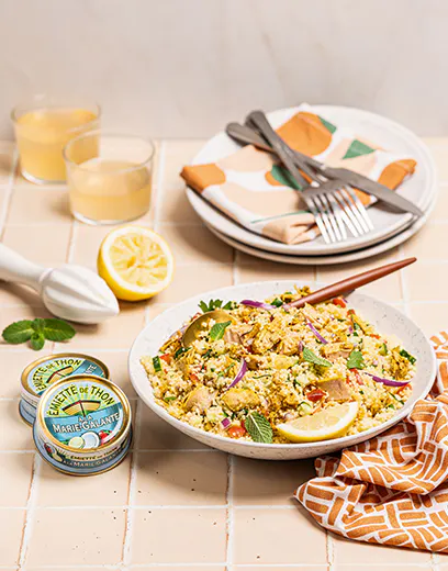 recette taboulé de thon à la marie-galante la belle-iloise