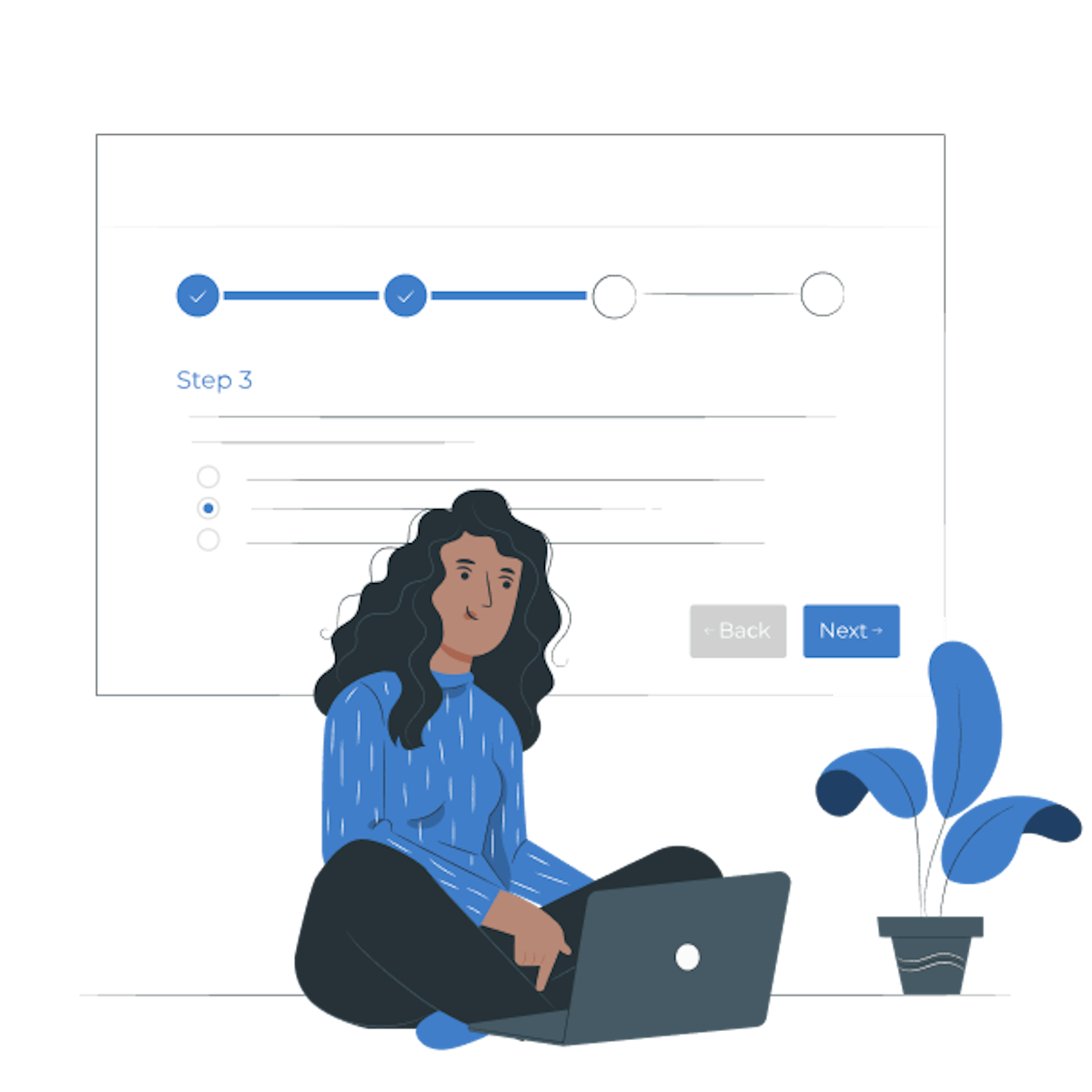 Mentor Journey Illustration