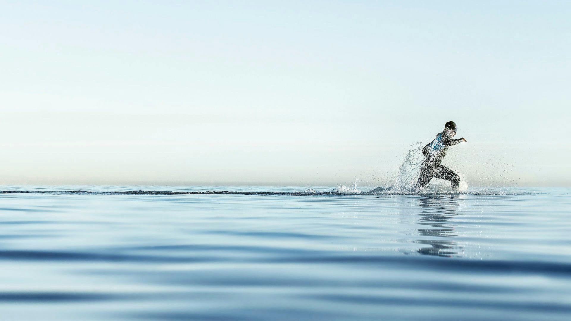 Running through Canadian water