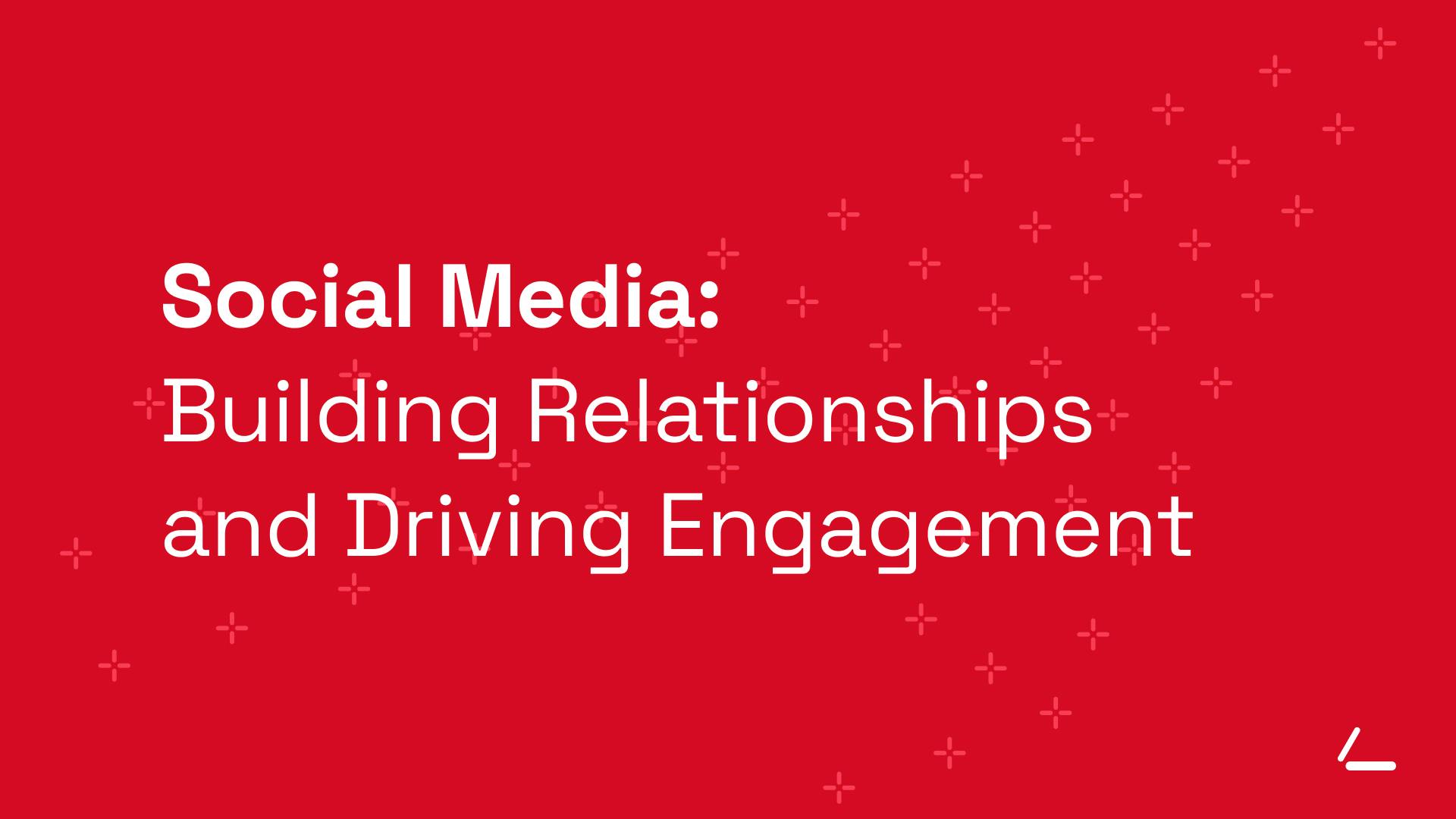 SEO Article Header - Red background with text about Social Media
