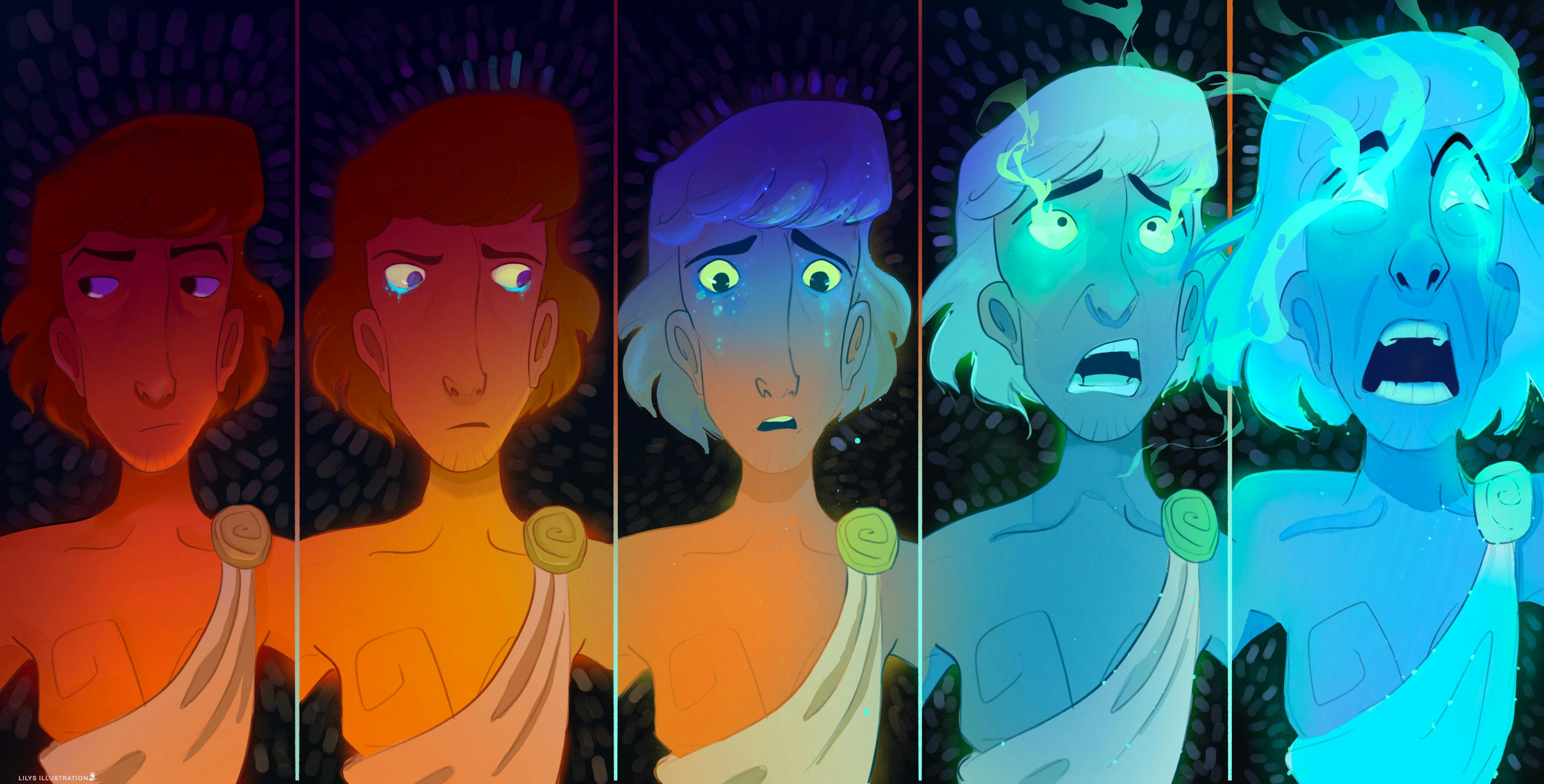 A character emotion study