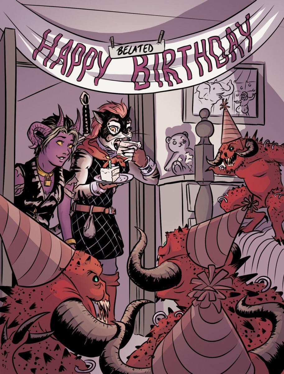 An illustration from Daughters of Grimm