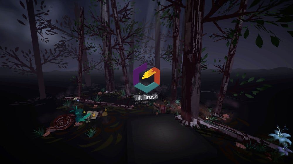 A Tilt Brush scene