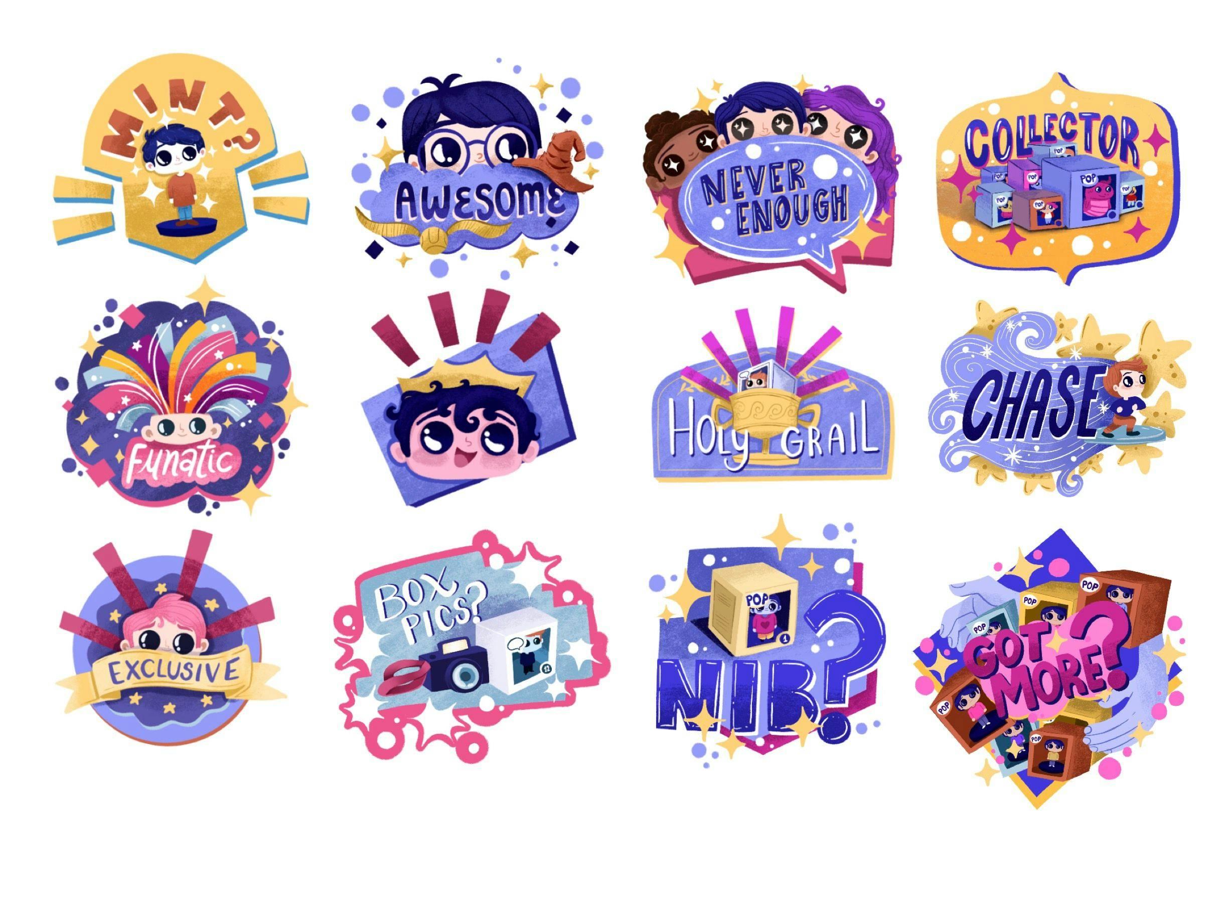 Fun stickers
