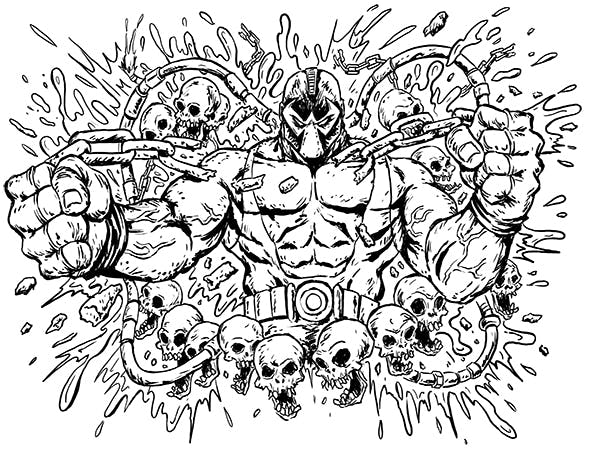 An illustration of Bane
