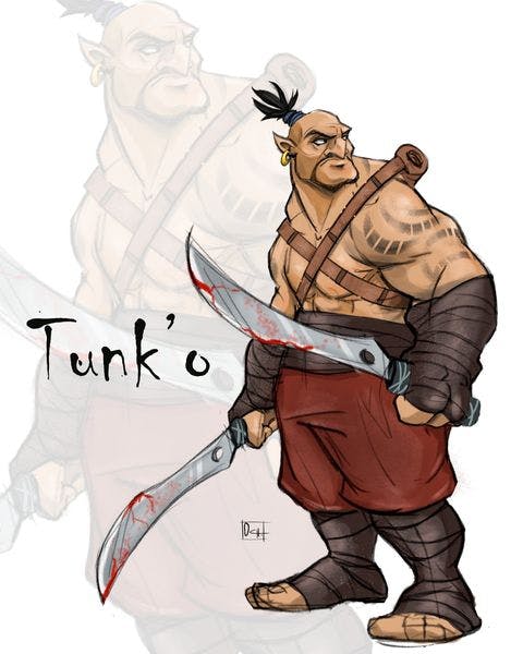Illustration of Tunk'o
