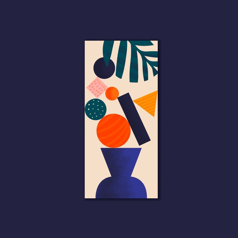 An illustration of the letter I