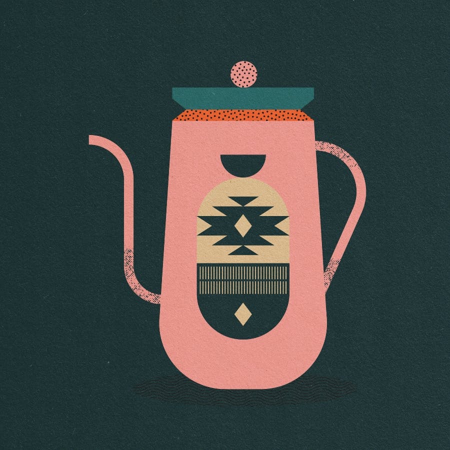 An illustration of a liquid jug