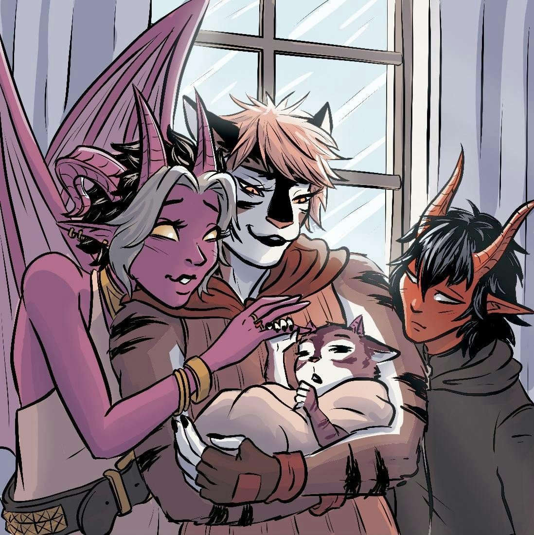 An illustration from Daughters of Grimm