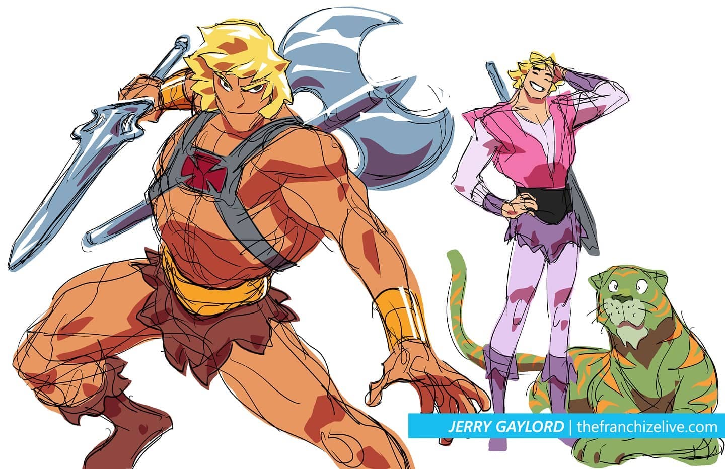 He-man sketches