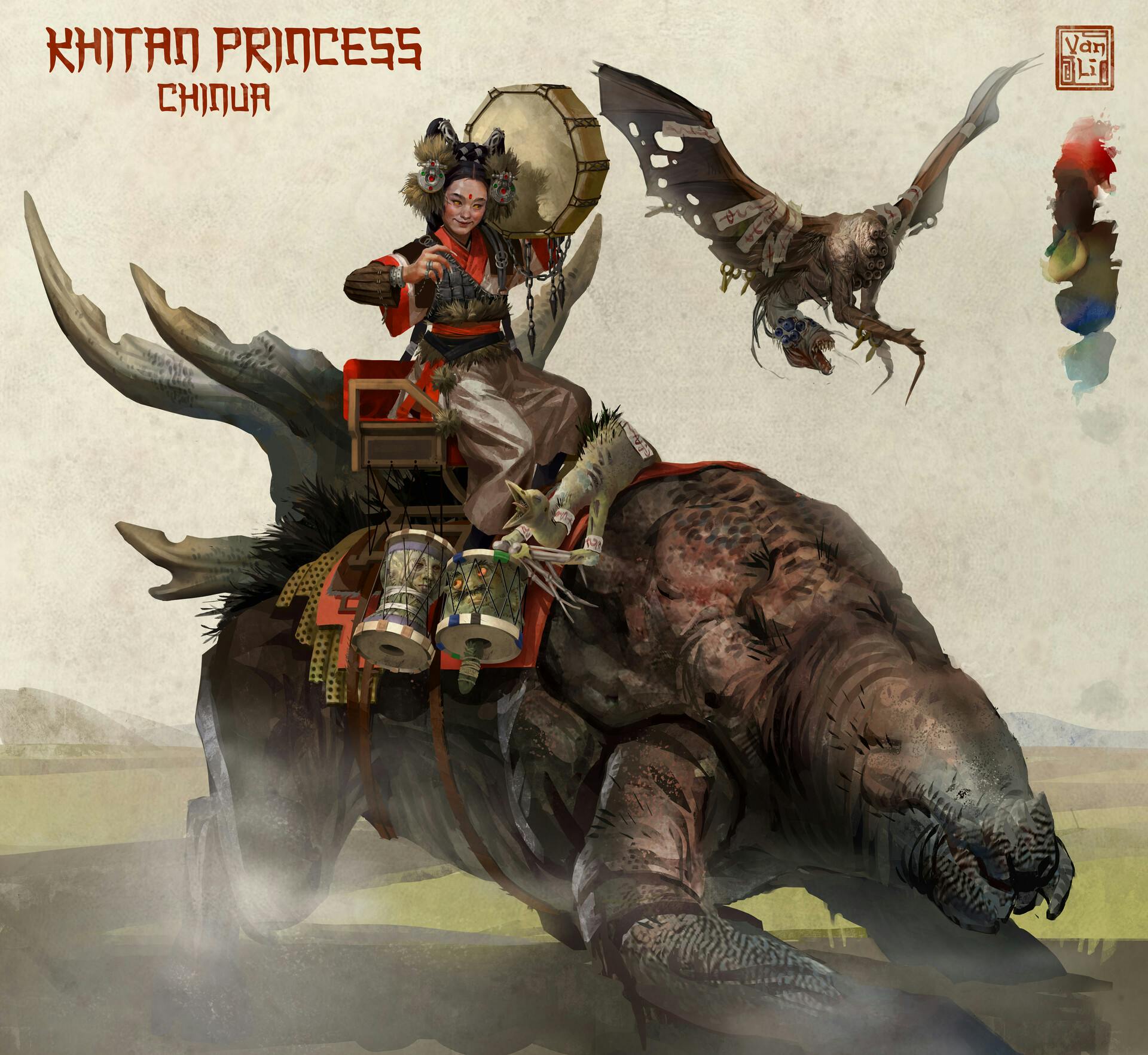 Khitan Princess character design