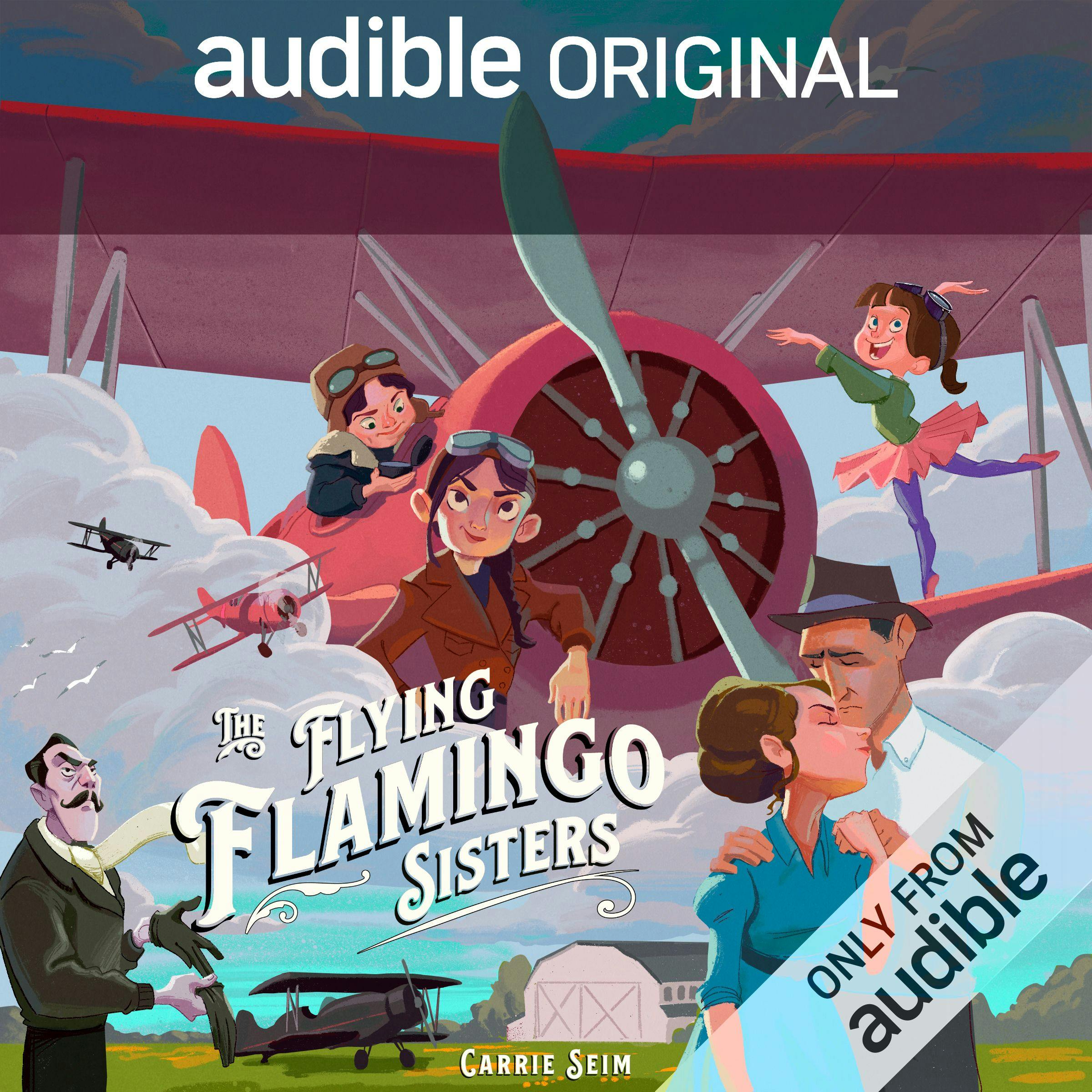 A cover for the Flying Flamingo Sisters