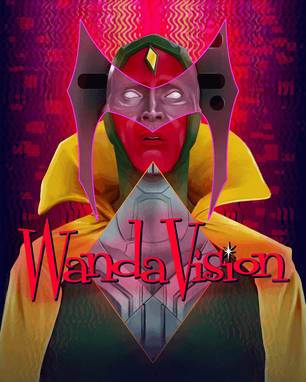 A WandaVision poster