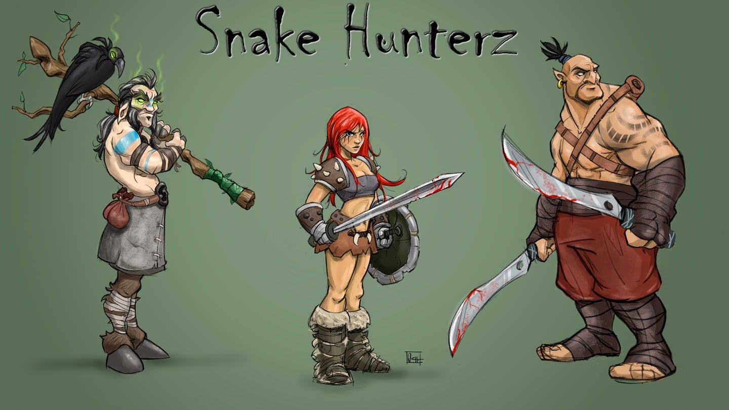 Illustration of Snake Hunterz
