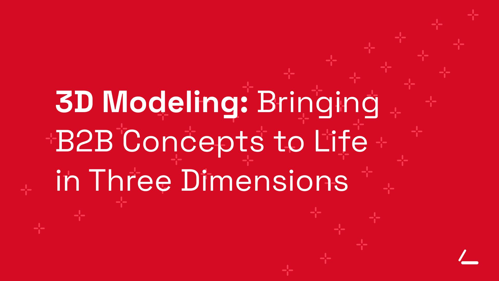 SEO Article Header - Red background with text about the 3D modeling