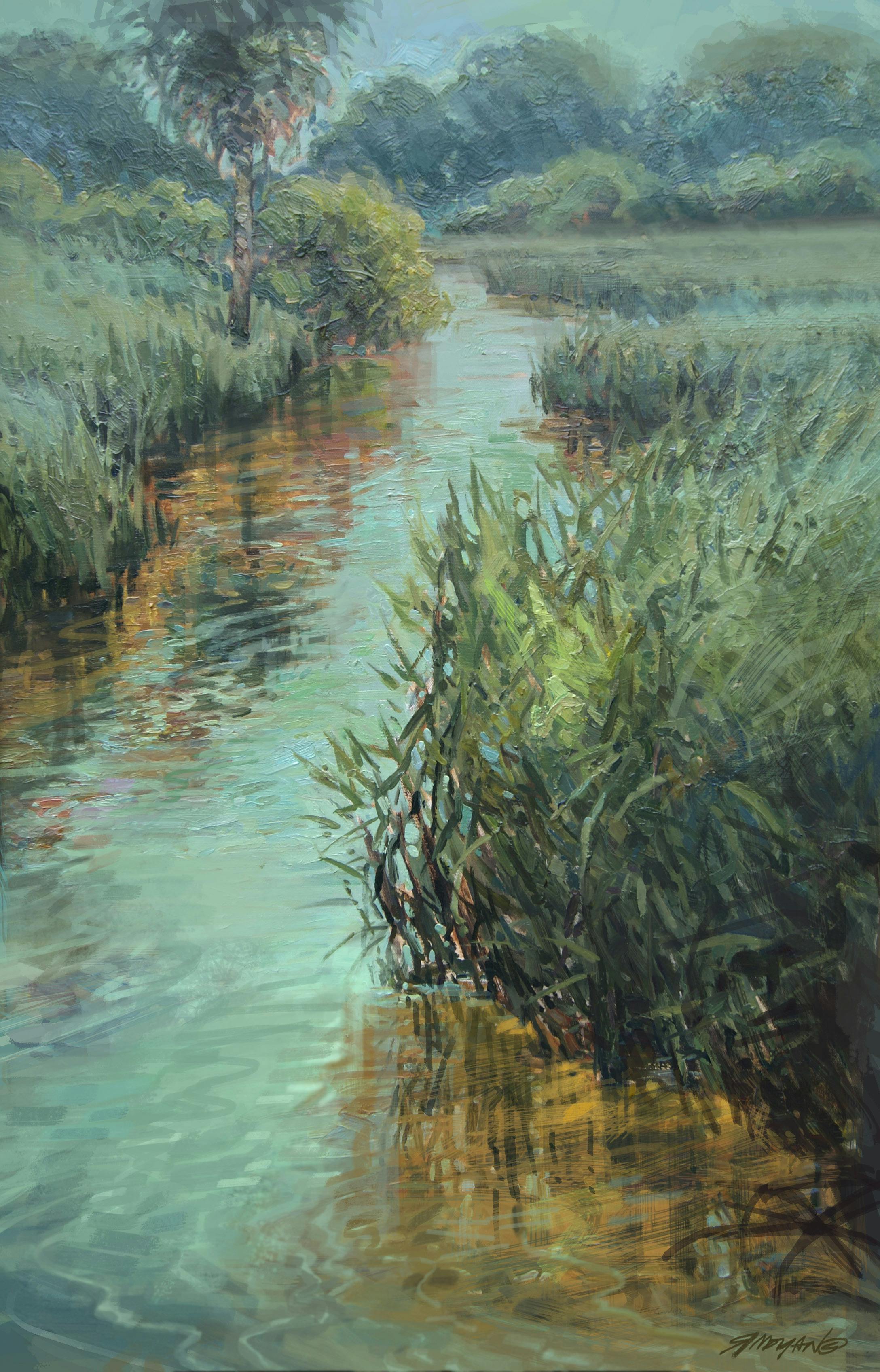 A landscape painting