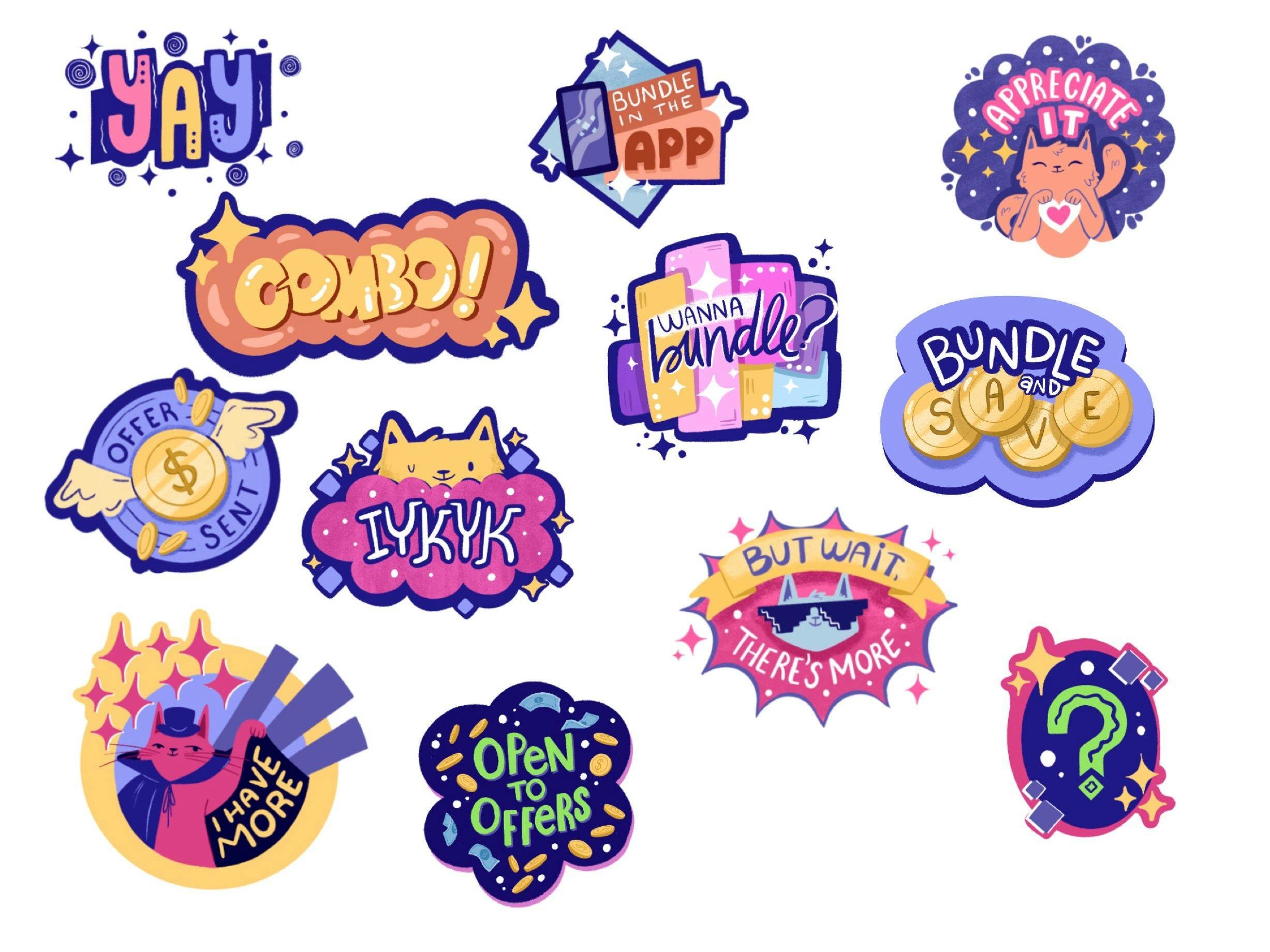 Common sayings stickers