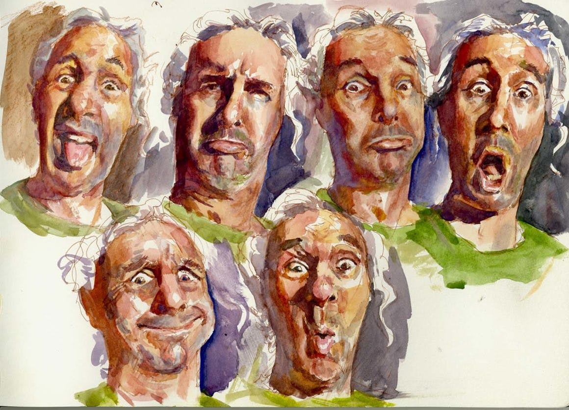 Studies of facial expressions