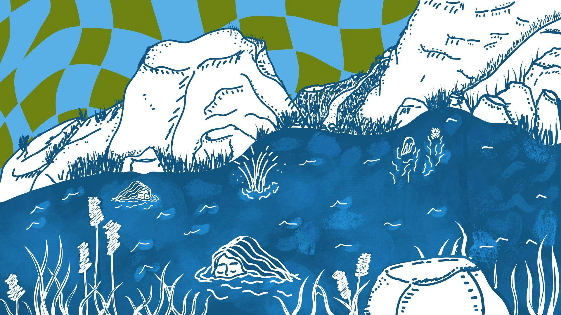 Illustration of Canadian river