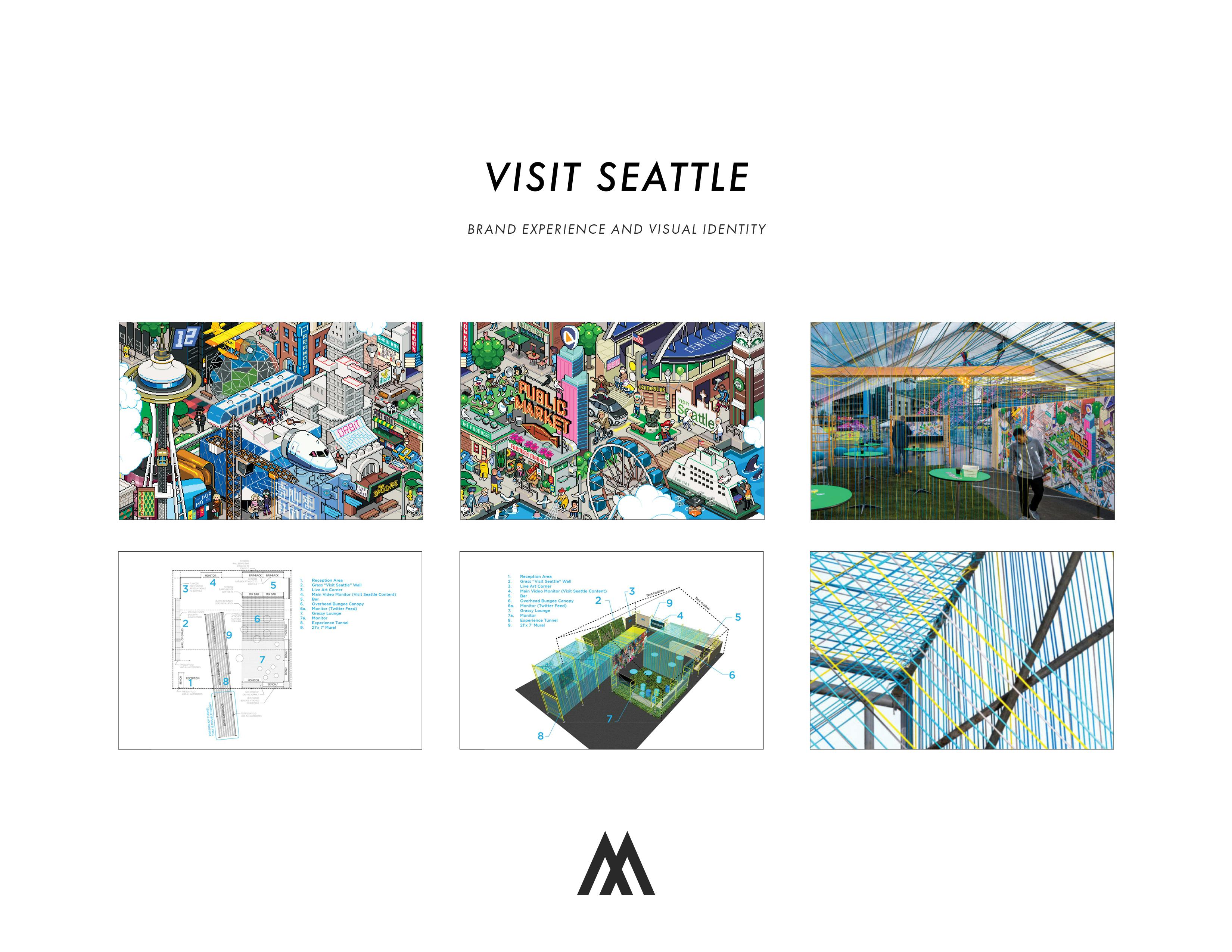 Concept art for Visit Seattle