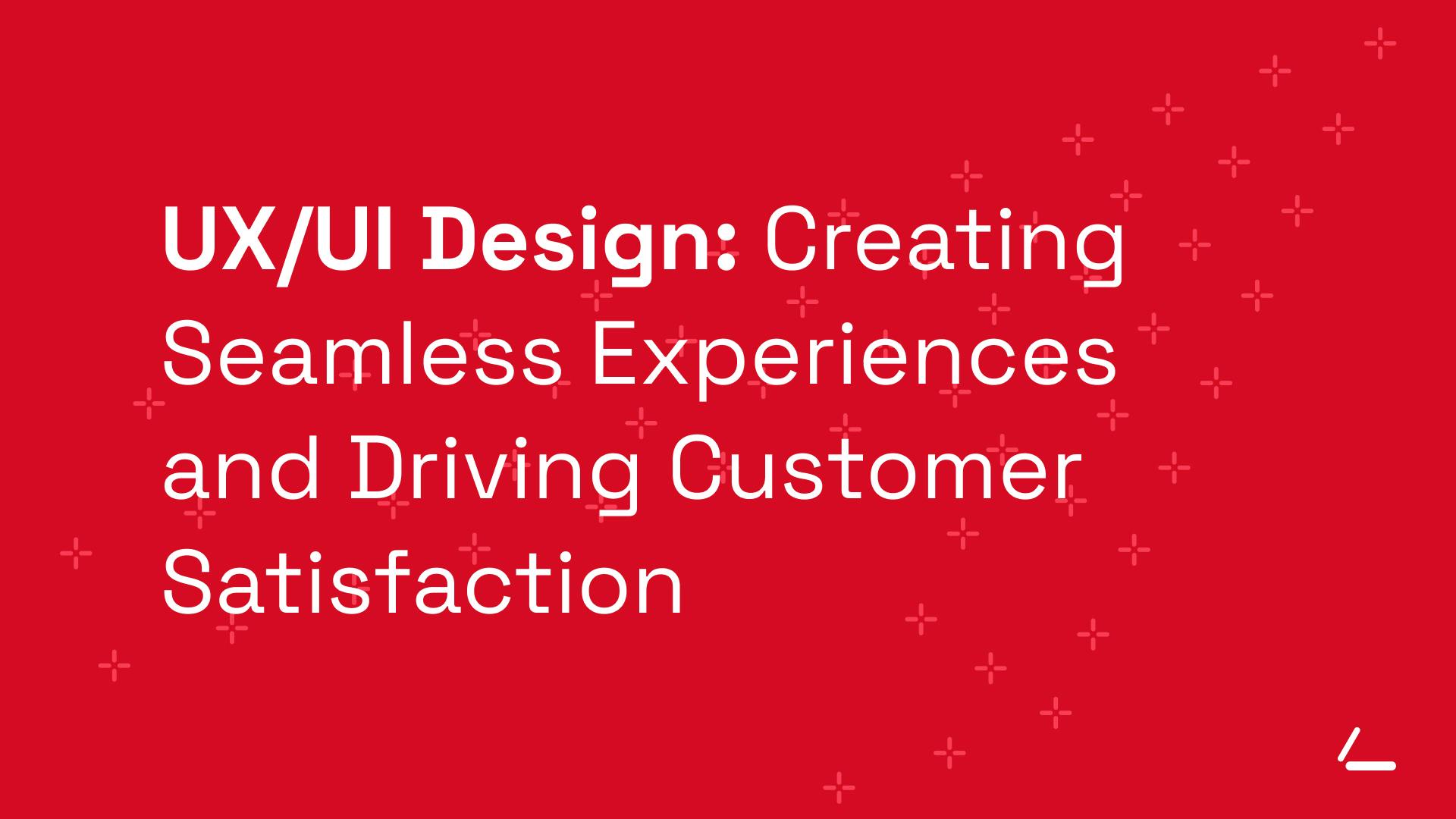 SEO Article Header - Red background with text about UX/UI Design