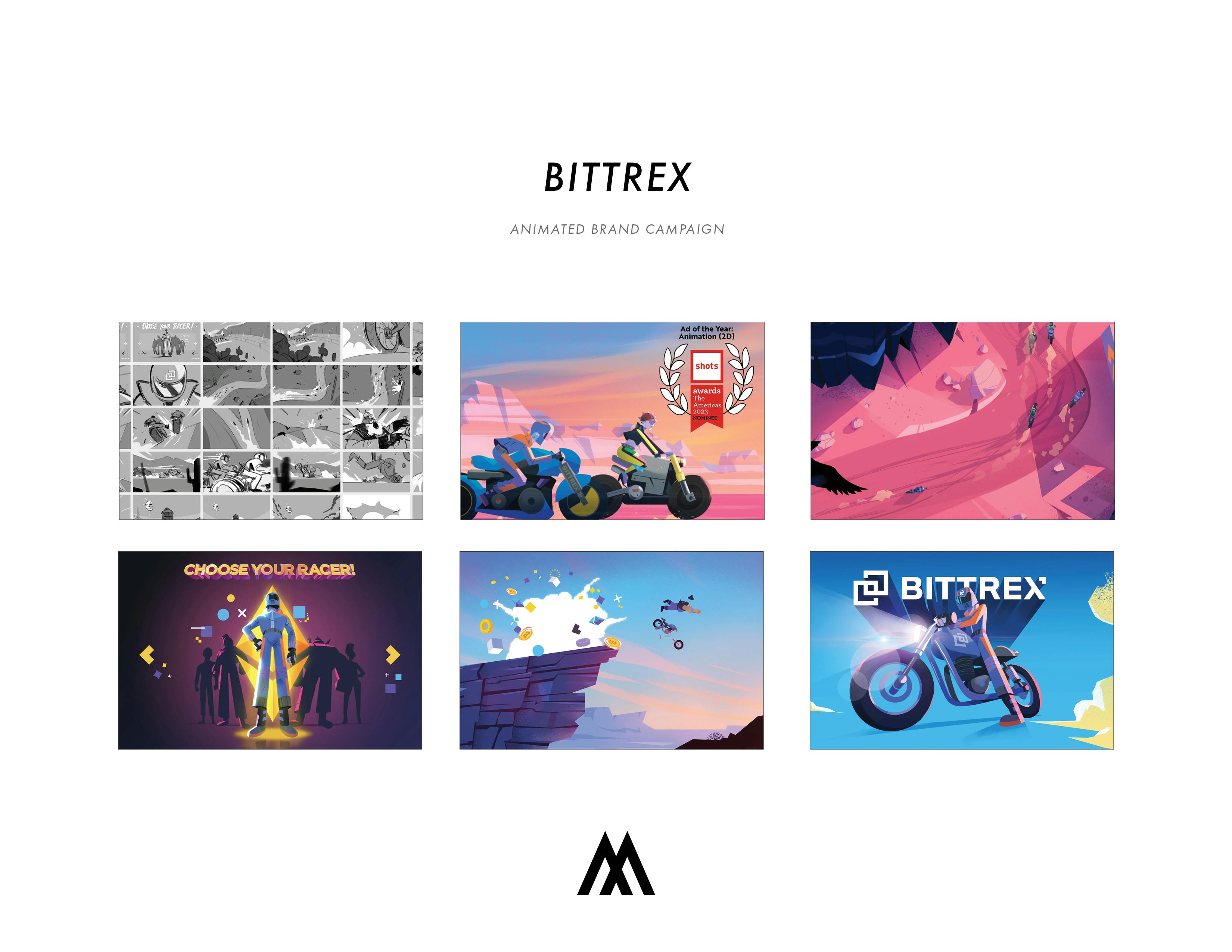 Examples of brand campaign for Bittrex