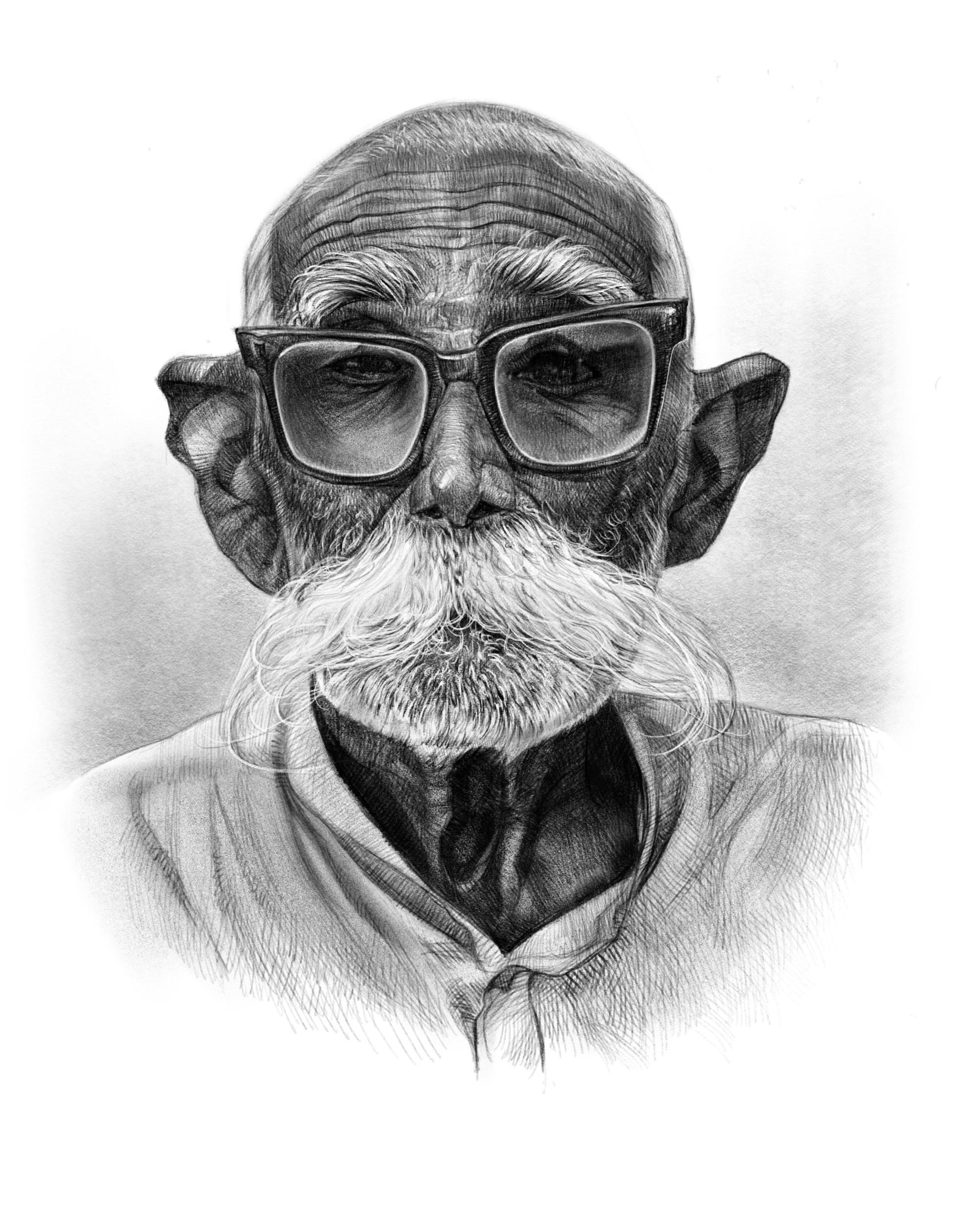 Portrait of old man