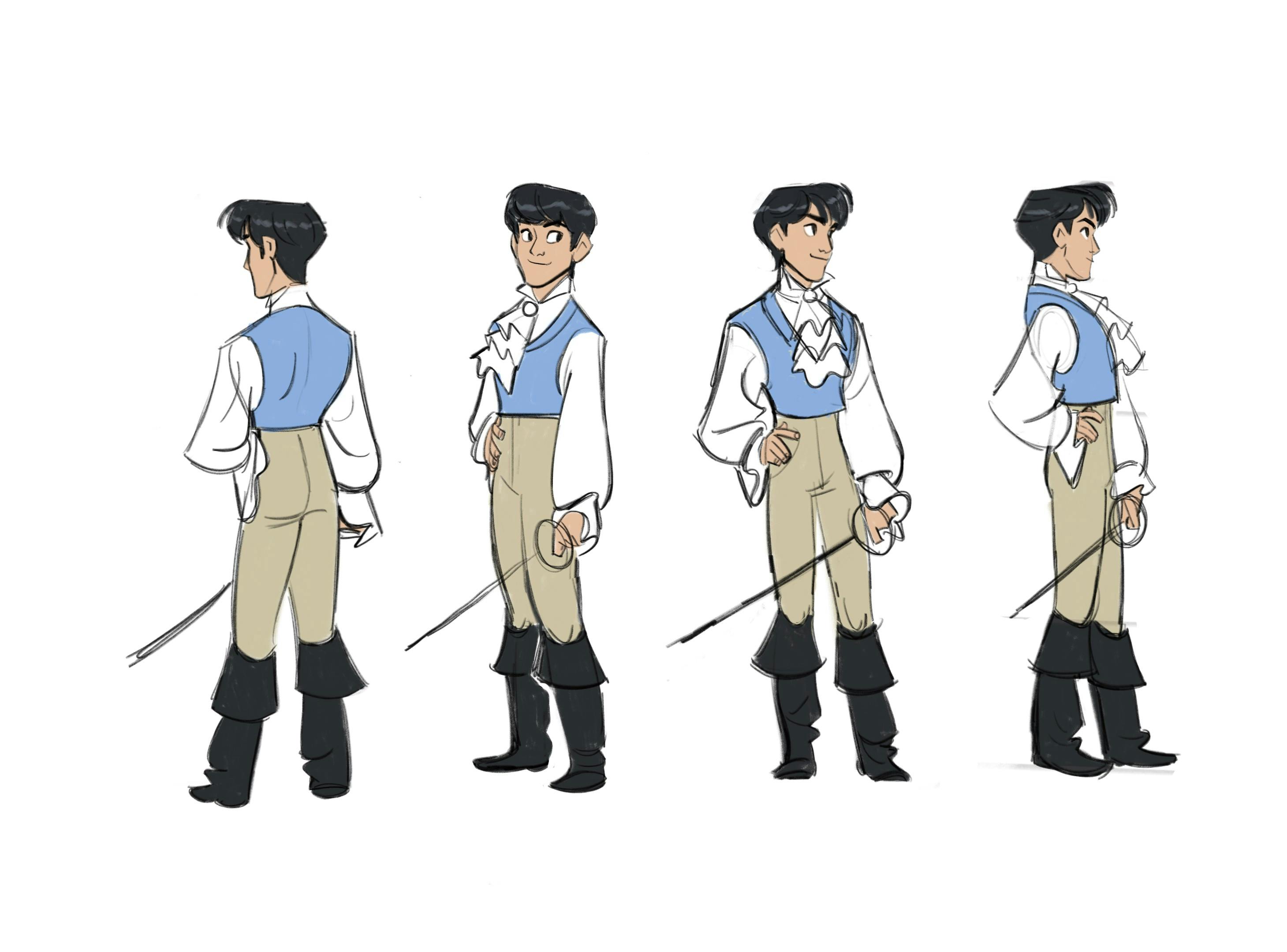 Concept art of a young man